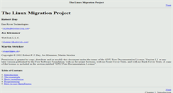 Desktop Screenshot of linux-migration.org